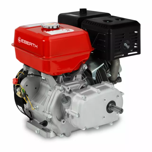 EBERTH Benzinmotor 13 PS mit Ölbadkupplung Standmotor Go Kart Motor 22 mm Welle