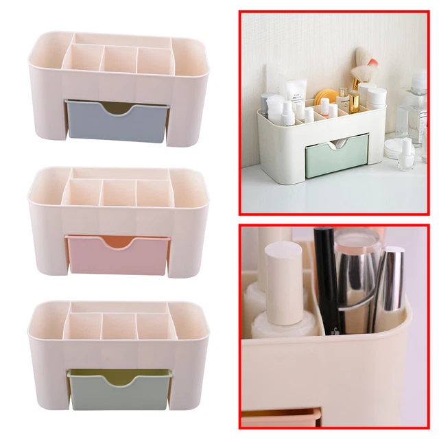 JEWELRY COSMETIC STORAGE Drawer Desk Organizer Makeup Case Box Storage