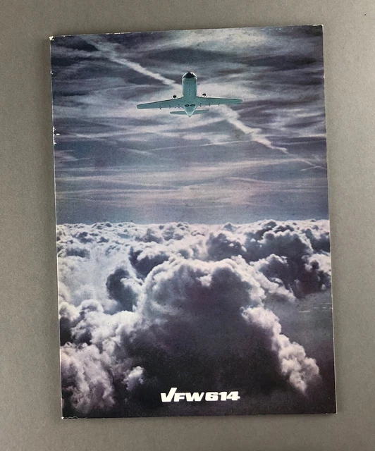 Vfw 614 Manufacturers Sales Brochure Cutaway Seat Maps