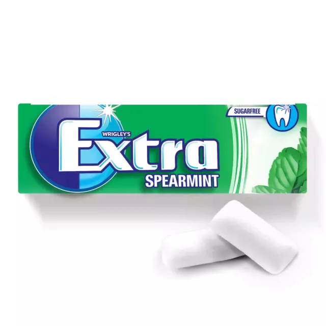Wrigleys Extra Chewing Gum Spearmint 10 Pieces X 24 Pack