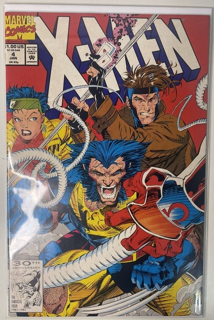 X-Men marvel comics Jan 4 1991. 1st appearance of Omega Red book