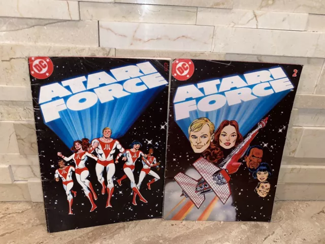 Vintage DC Comics Atari Force #1 & #2 Mini Book 1982