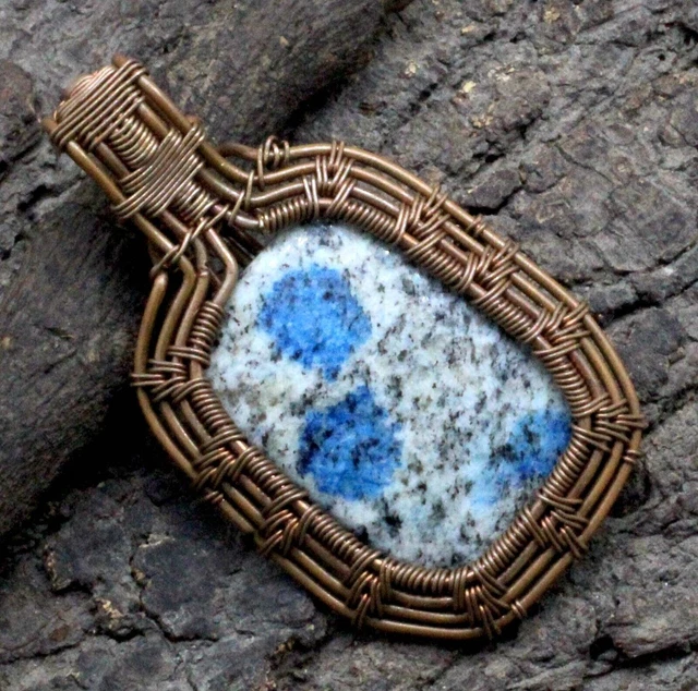 Pendentif En Argent 925 Fait Main - Pierre Unakite Naturelle - Longueur 2,75 Pouces - Neuf