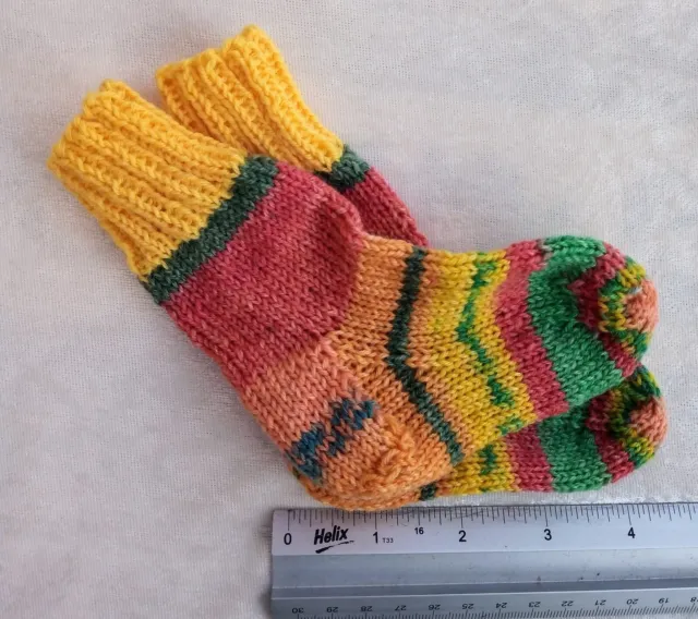 Hand Knit Wool Socks FOR SALE! - PicClick