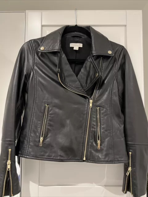 Monsoon online leather jacket