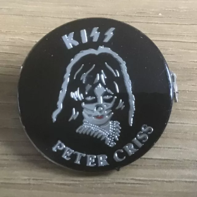 KISS Peter Criss Badge Catman Vintage Memorabilia