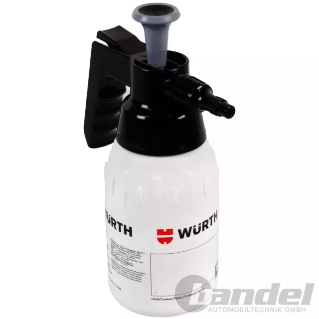 WÜRTH Botella de Aerosol Bomba 1L 1000ml Aspersor Mano sin Relleno P. Ej. para