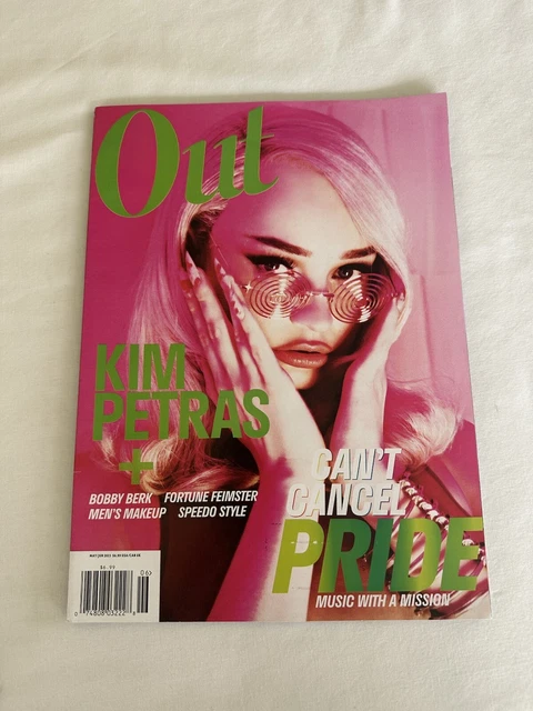 OUT MAGAZINE LGBTQ+ May/June 2023 SI Swimsuit Model KIM PETRAS on Cover