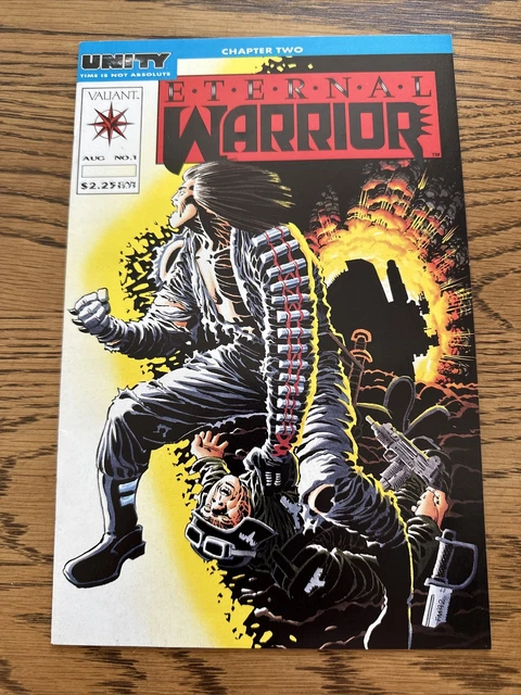 Eternal Warrior #1 (Valiant Comics, 1992) Origin  & Unity Chapter 2! NM/VF