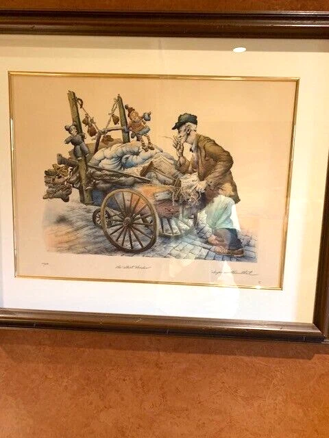 Seymour Rosenthal, The Peddler, Lithograph, signed and numbered in pencil