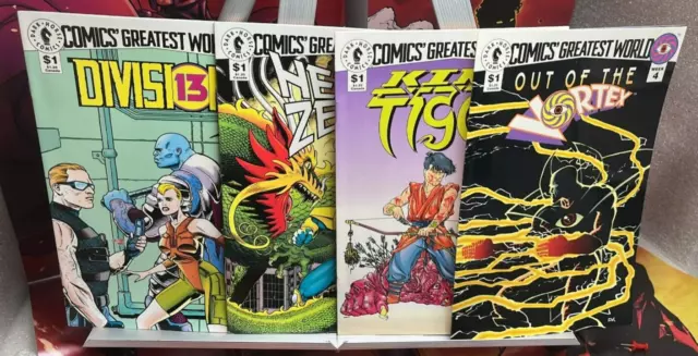 Comics’ Greatest World: Cinnabar Flats 4 issue set Week 1-4 (1993), 1st Print