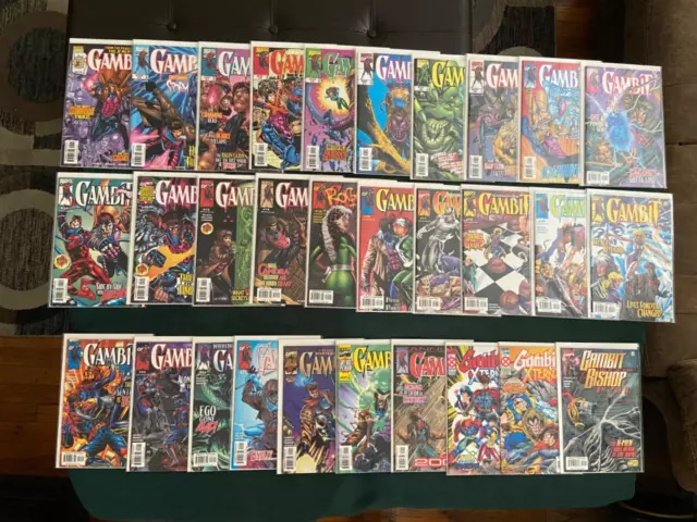 GAMBIT (1999) 1-25 COMPLETE LOT RUN +ANNUALS + More, 30 Books NM M