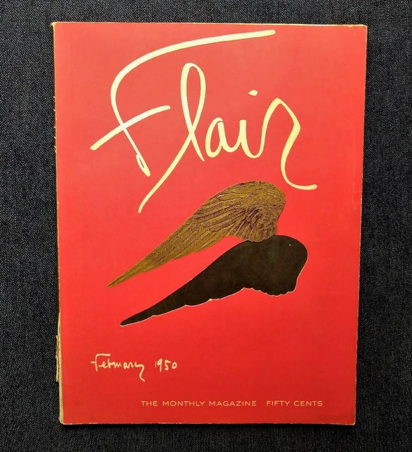 1950 First Issue Flair/Fleur Cowles Rene Gruaud/Jean Cocteau/Raymond Peine/Lucie