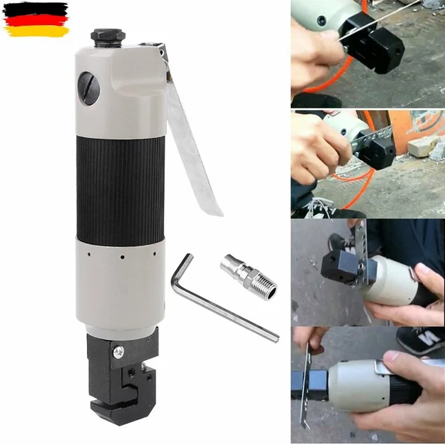 2-in-1 Absetzzange Karosserie Stempel 5 Mm – Druckluft Lochzange Falzzange Für KFZ Blech Reparatur