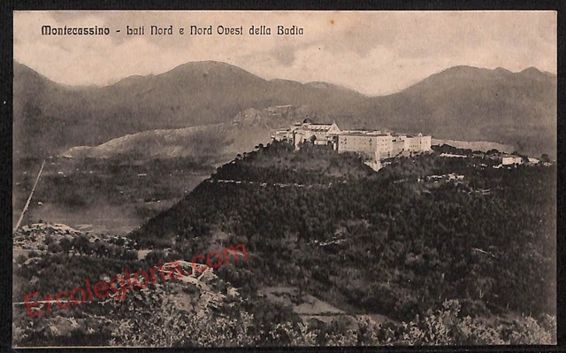 ag0703 - CARTOLINA D'EPOCA - Frosinone Provincia - Montecassino