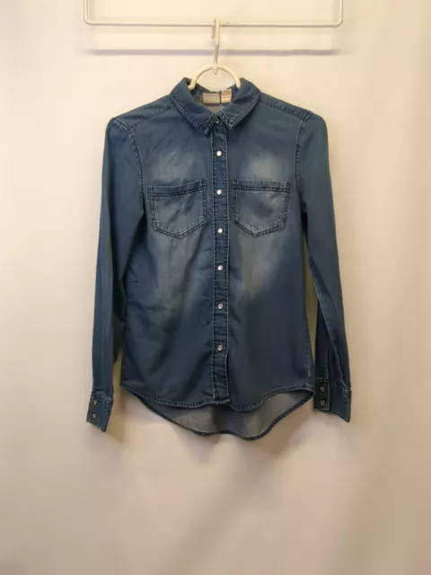 Vintage Y2K Vibes Mudd Pearl Snap Girls Shirt Xs