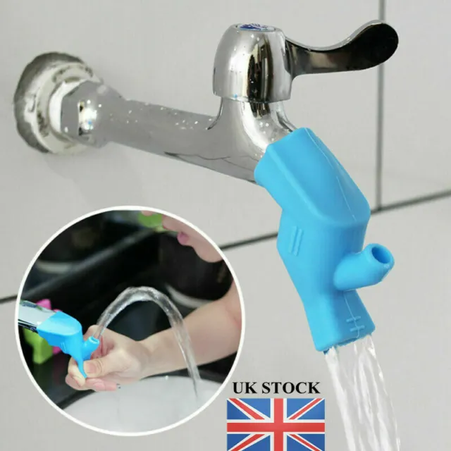 Silicone Kitchen Water saving Extension Tap Filter Faucet Extender Water Nozzle