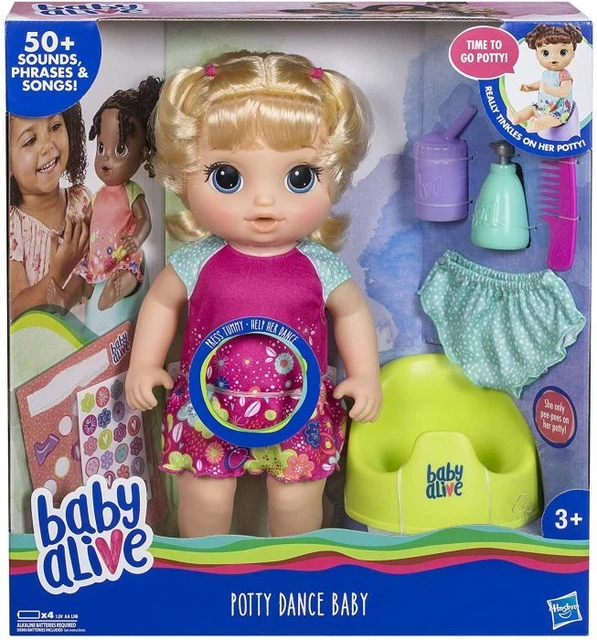 BABY ALIVE POTTY Dance Baby Talking Baby Doll with Blonde Hair £149.99 PicClick UK