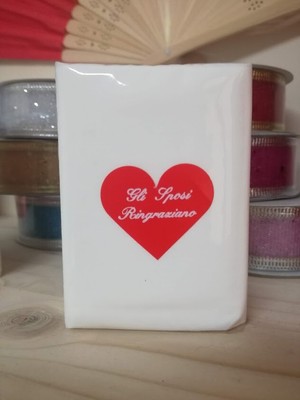 Ares 50X9 FAZZOLETTI ECONOMICI MATRIMONIO lacrime di gioia  ARES 30 OMAGGIO 