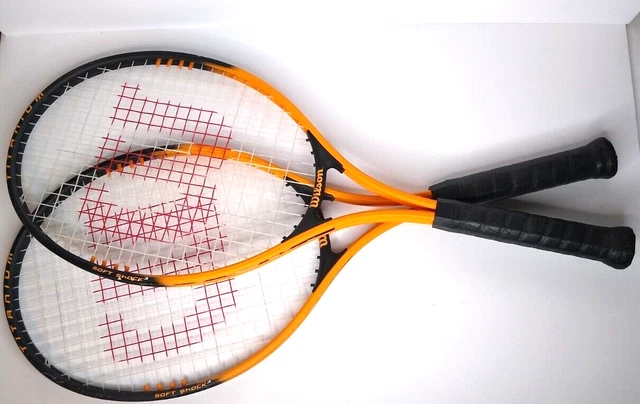 2 RAQUETAS DE tenis Wilson titanio 3 de choque suave 4 3 8