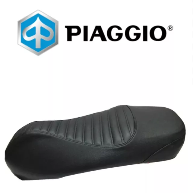 Sitzbezug für Vespa Piaggio GTS 125 150 300 2014-2018 Schwarz