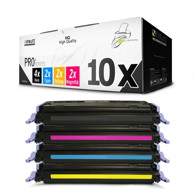 8X MWT Toner kompatibel für Canon I-Sensys LBP 7780 cx CDN ersetzt 732 Black Cyan Magenta Yellow