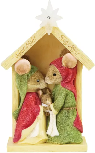 Nativity Creche mice 6008771 Tails with Heart Enesco figurine Christmas mouse Z