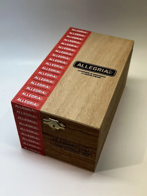 Illusione One-Off | Allegria Lonsdale Empty Cigar Box- 7.5" x 4.25" x 3.75"
