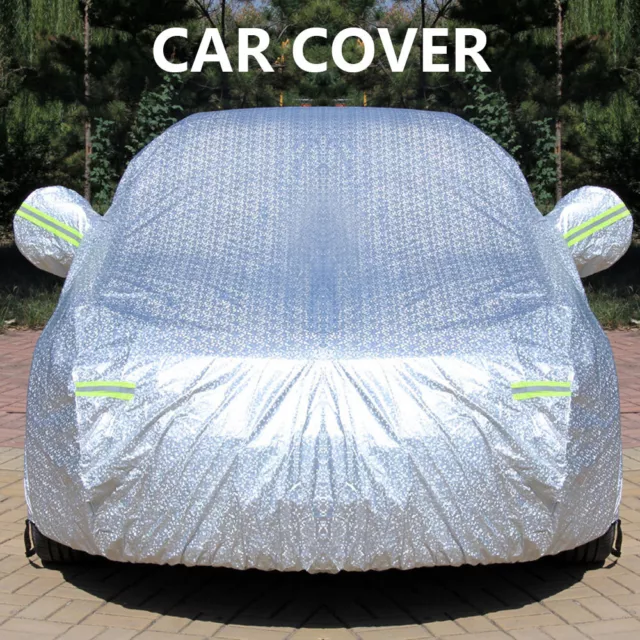 Large Car Cover Waterproof Aluminum UV Dust Hail Resitant Universal 5 Sizes OZ 3