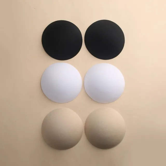 Soft Round Sponge Chest Cups Push Up Breast Bra Pads Breast Insert Chest Pads