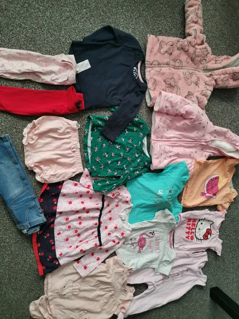 15 X Baby Girls Clothes Bundle 6-9 Months