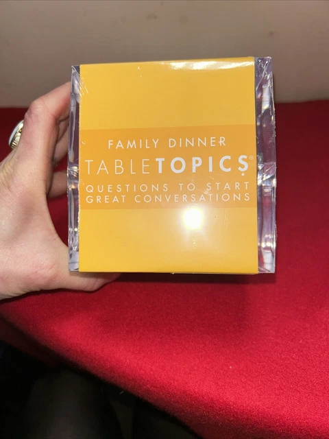 NEW TABLE TOPICS Family Dinner Questions to Start Great Conversations