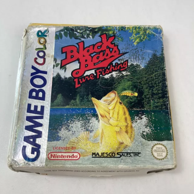 BLACK BASS LURE Fishing 1992 Nintendo Game Boy Japan Import DMG-HPJ  Collectible £14.99 - PicClick UK