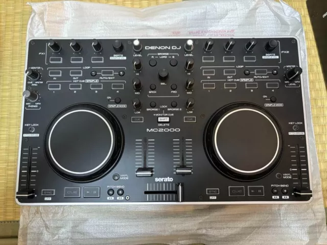 Denon DJ MC2000 DJ Controller 2-channel MIDI USB serato TRAKTOR Used From Japan