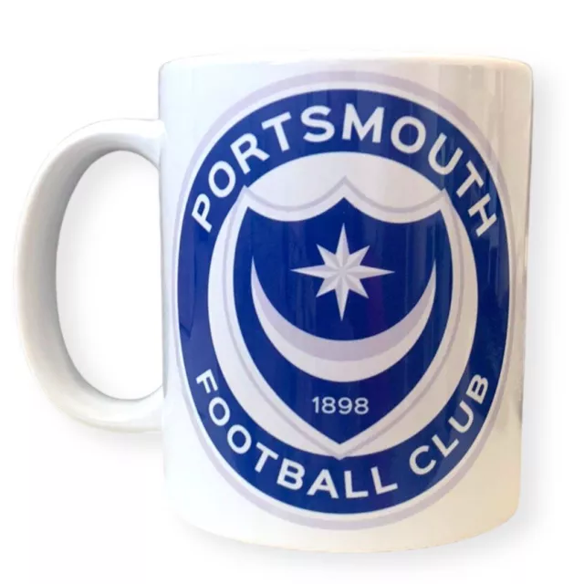 Portsmouth FC Ceramic Mug Cup Fathers Day Christmas Birthday Gift Idea Fan 11oz