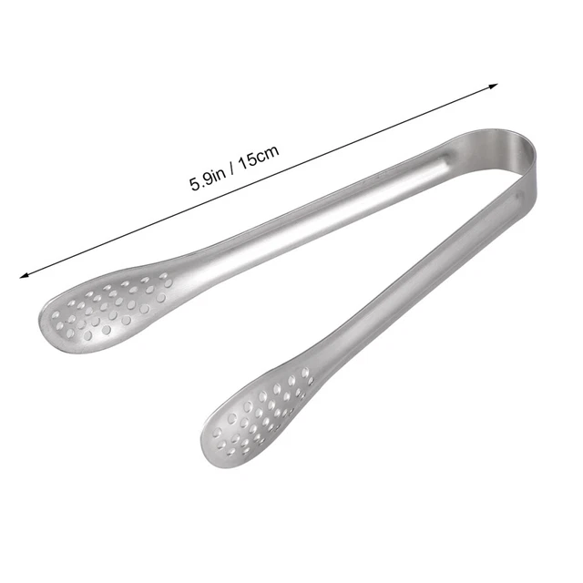 4 Pcs Food Serving Tongs Cooking Clamp Cupcakes Stainless Steel 2