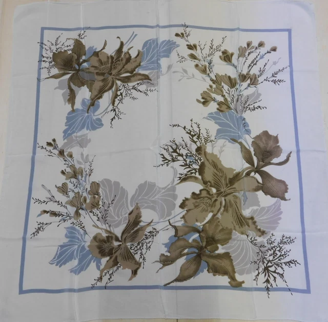 Foulard Vintage Femme 100% Soie - Bolnar (1656) Multicolore 88cm X 88cm