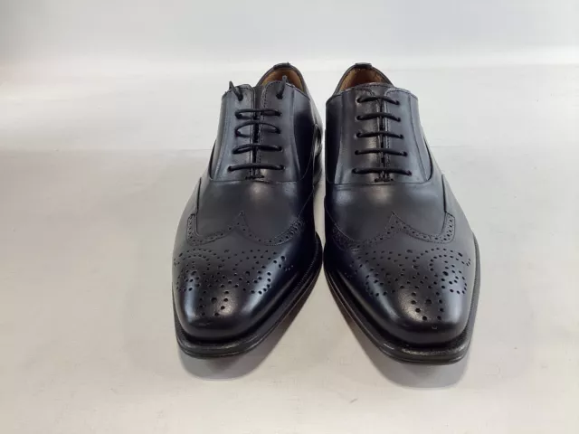 Mens Mezlan Black Leather Brogue Oxford Shoes 7M NEW