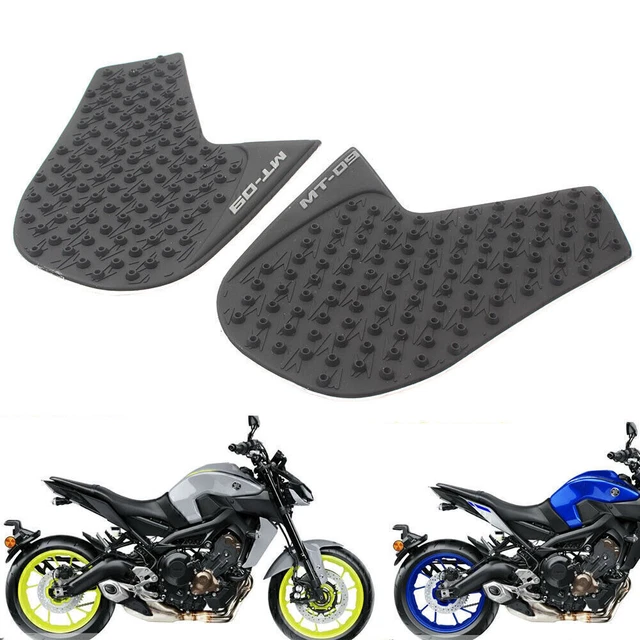 Motor Rubber Gas Tank Tranction Side Knee Grip Pad For Yamaha MT-09 FZ 2014-2019