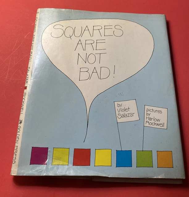 VINTAGE 1967 HARDBACK Squares Are Not Bad By Violet Salazar 35.00
