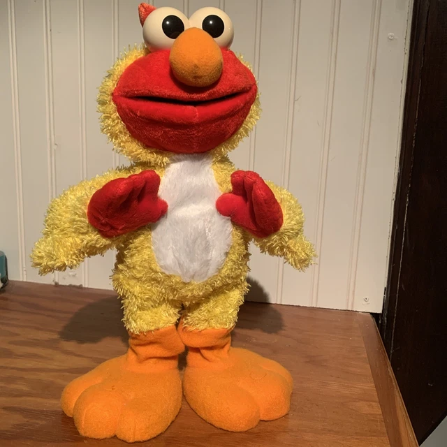 2001 Mattel Fisher-Price Sesame Street Singing 13" Chicken Dance Elmo Tested!