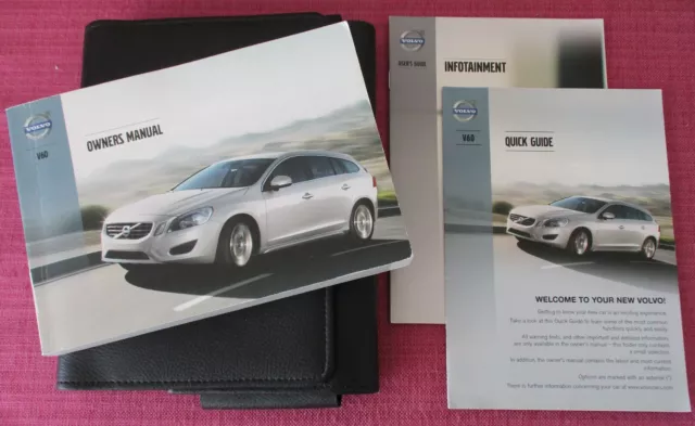 (2013 Model Year) Volvo S60 Owners Manual - User Guide - Handbook. (Mjl 57)