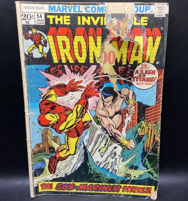 Invincible Iron Man #54 1873 1st Appearance of Moondragon Marvel Comics POOR