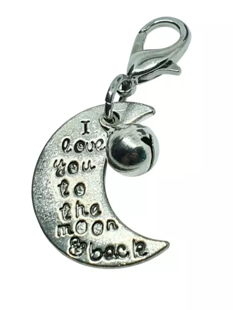 Porte-clés Moon and Back Love You To The Moon & Back Bell Charm Purse Valentine