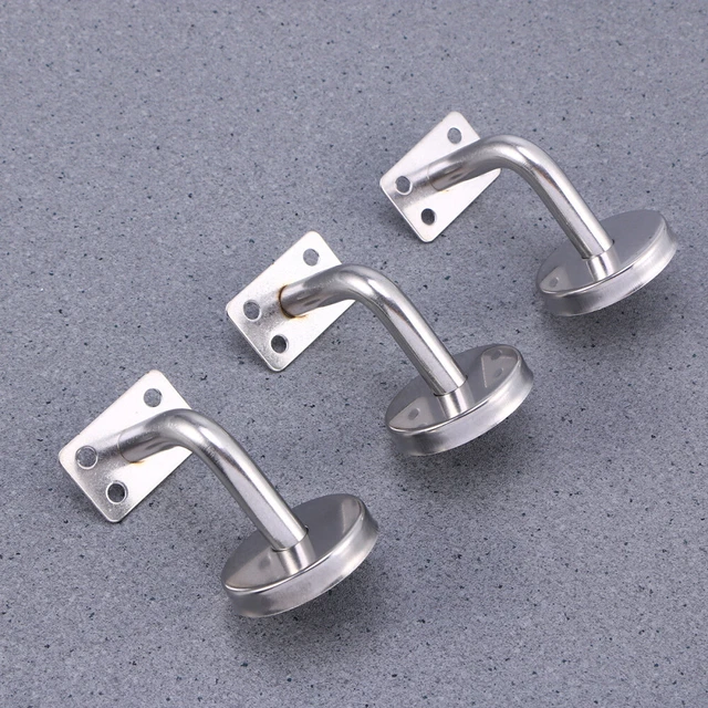3 pz staffe guide manuali per scale rotonde anticorrosione per interni