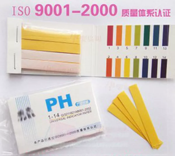 2x 80pcs PH1-14 Full Range Litmus Test Paper Strips Tester Indicator Urine H#km 2