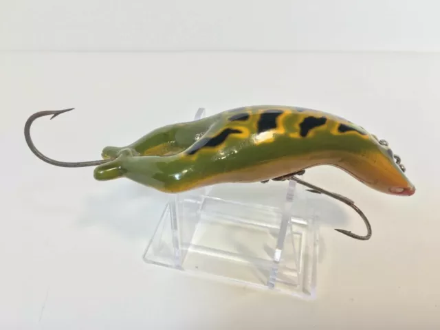 HEDDON LUNY FROG Lure Antique Vintage Early Plastic Pryalin 3500 Old  Fishing $41.00 - PicClick