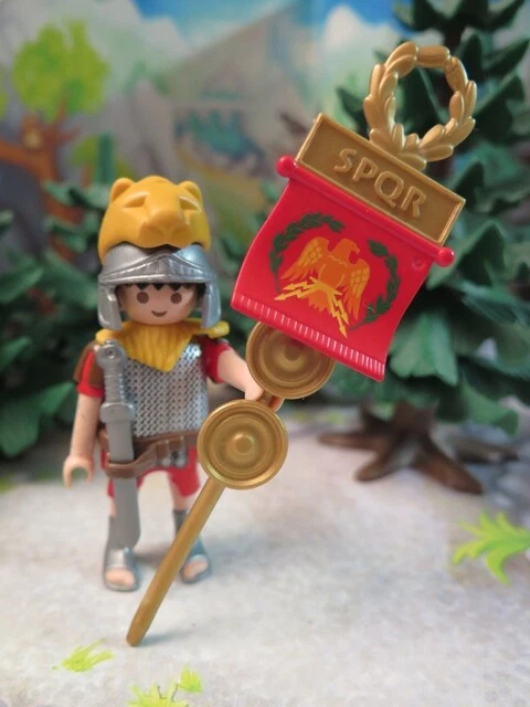 Casque De Soldat Romain Playmobil Tête De Lion - Pièce 13173 - Occasion