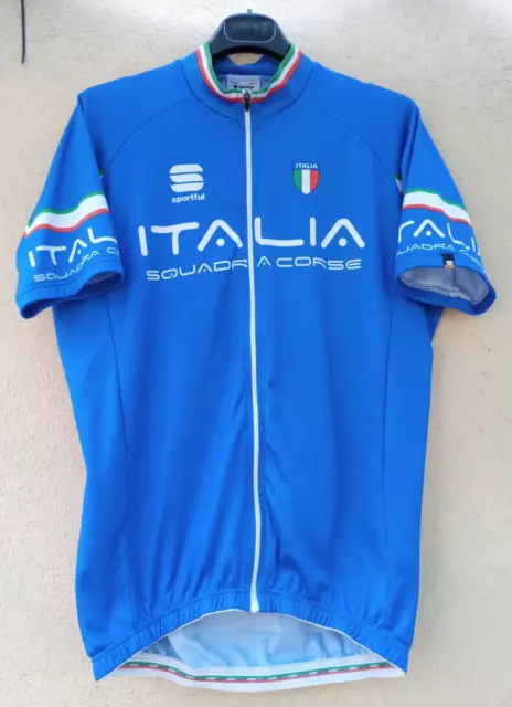 Italia Squadra Corse Sportful taglia L maglia ciclismo uomo G7742