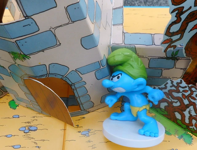 Figurine Schtroumpf Pompier - Collection Les Métiers 2019 - PVC Détaillé